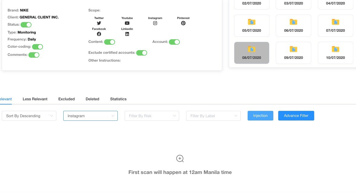 IP Twins Detective Platform